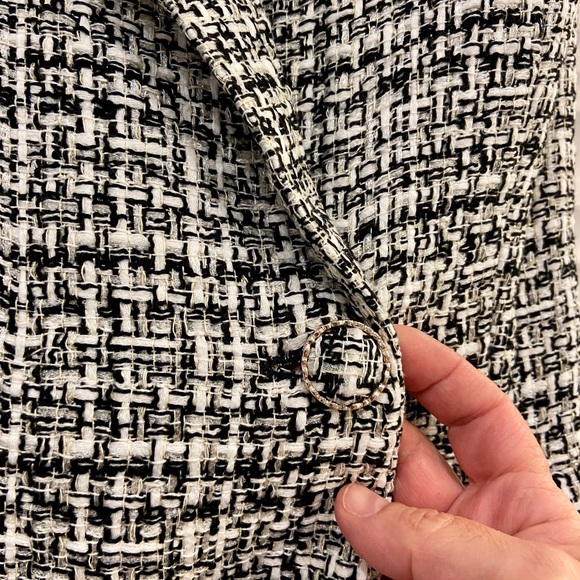 NWT Zara metallic tweed jumpsuit - Picture 9 of 15